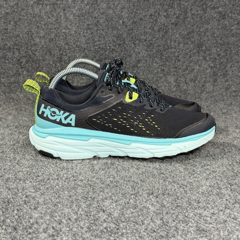 Hoka‎ Challenger ATR 6 Trail Running Shoe Women 7.5 Blue Athletic Run Training